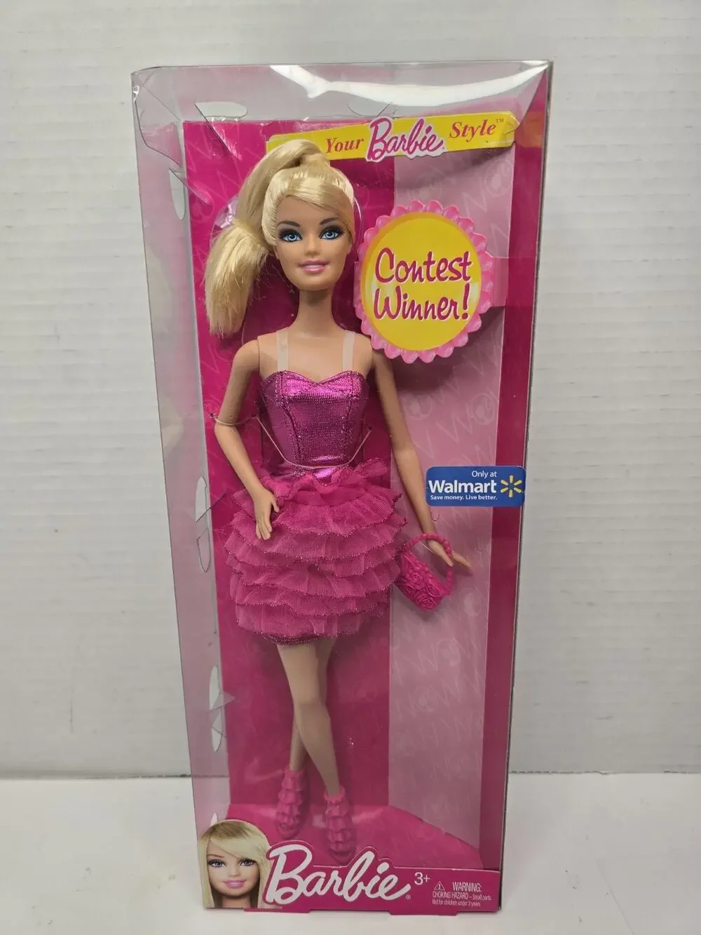 Show Your Barbie Style Contest Winner X4847 Walmart Exclusive Doll 2012 Rare